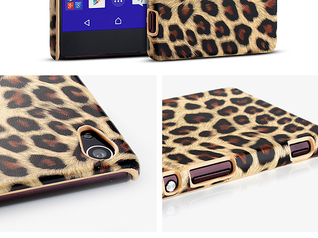 Sony Xperia Z3+ / Z4 Leopard Stripe Back Case