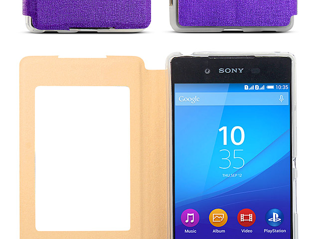 Sony Xperia Z3+ / Z4 Flip View Case