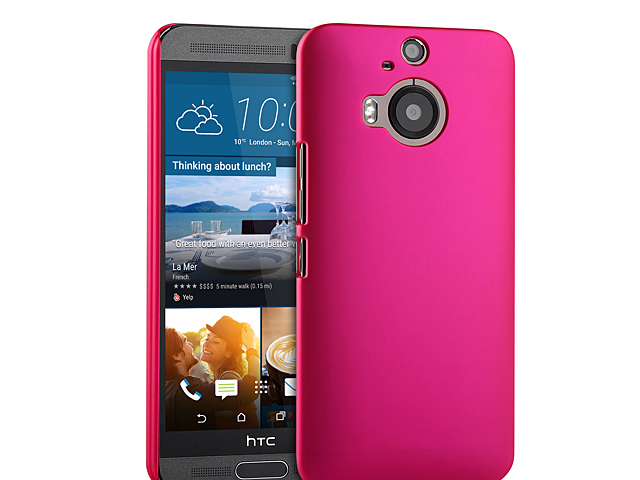 HTC One M9+ Rubberized Back Hard Case