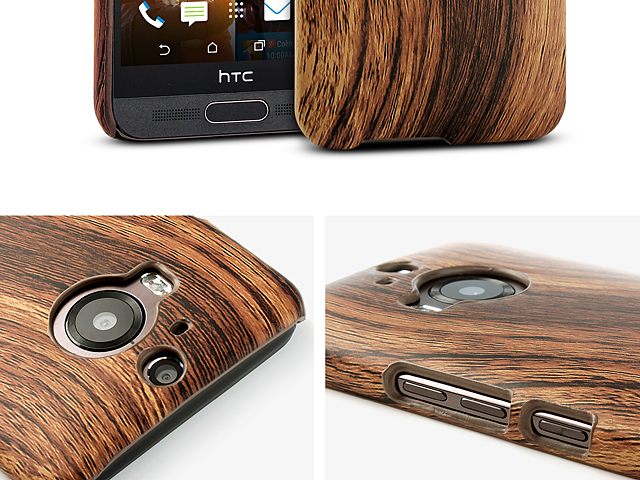 HTC One M9+ Woody Patterned Back Case