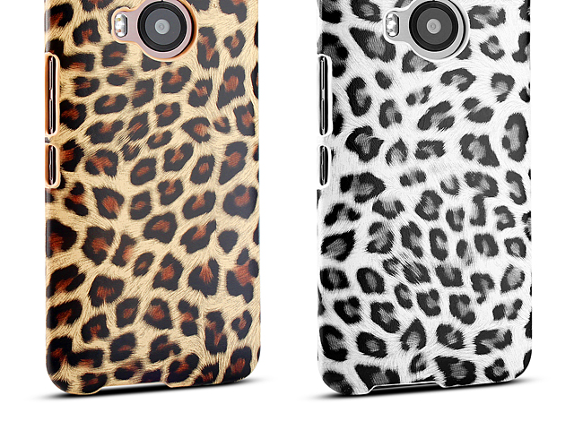 HTC One M9+ Leopard Stripe Back Case