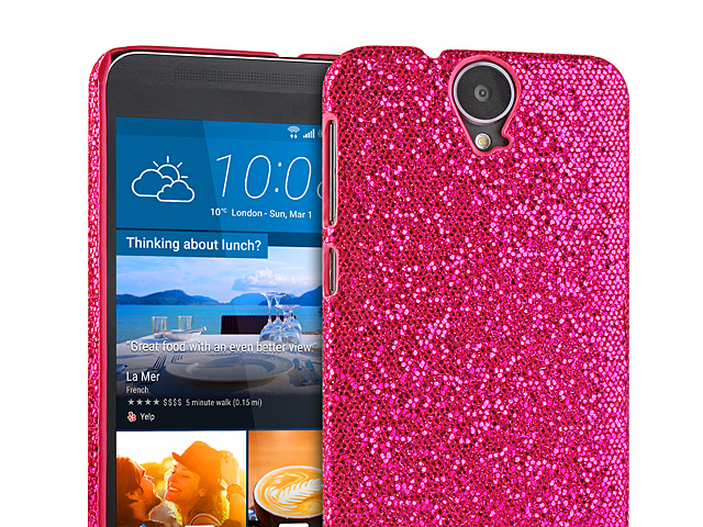 HTC One M9+ Glitter Plastic Hard Case