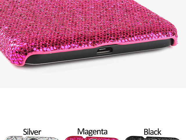 HTC One M9+ Glitter Plastic Hard Case
