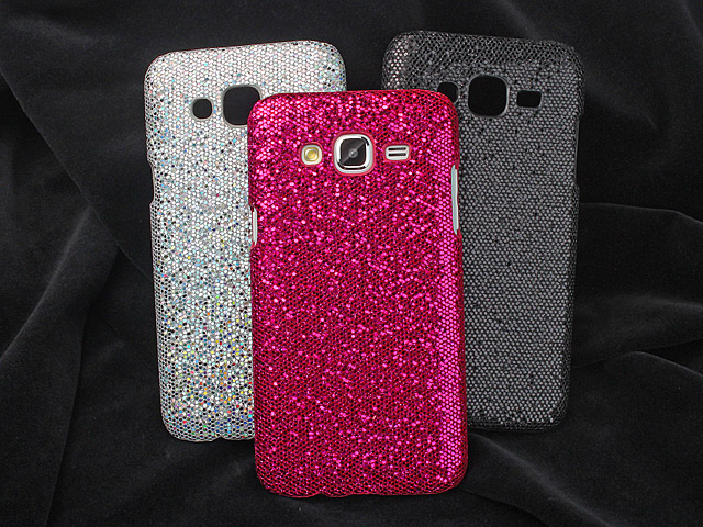 Samsung Galaxy J7 Glitter Plastic Hard Case