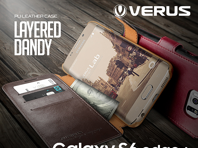 Verus Layered Dandy Diary Case for Samsung Galaxy S6 edge+