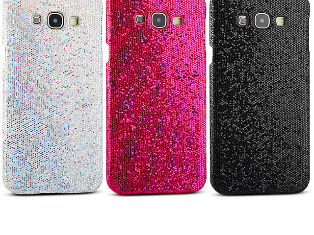 Samsung Galaxy A8 Glitter Plastic Hard Case