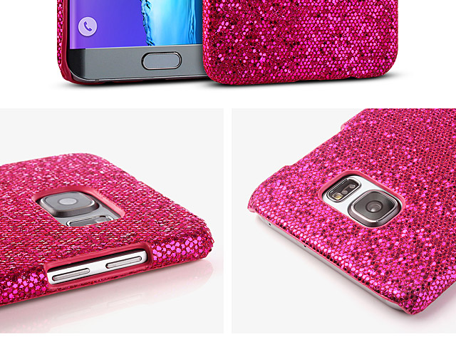 Samsung Galaxy S6 edge+ Glitter Plastic Hard Case