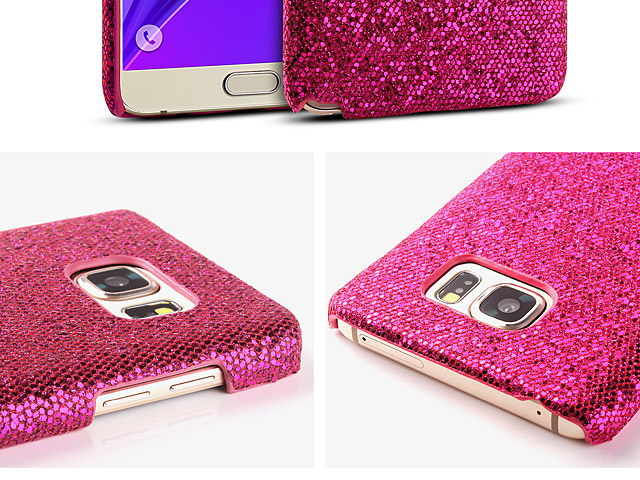 Samsung Galaxy Note5 Glitter Plastic Hard Case