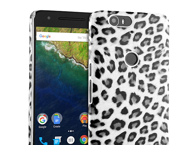 Google Nexus 6P Leopard Stripe Back Case