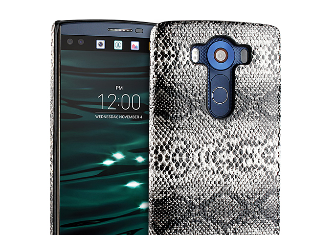 LG V10 Faux Snake Skin Back Case