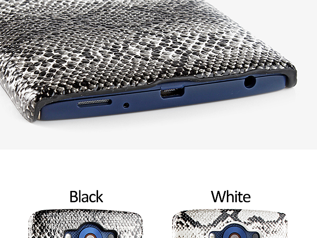 LG V10 Faux Snake Skin Back Case