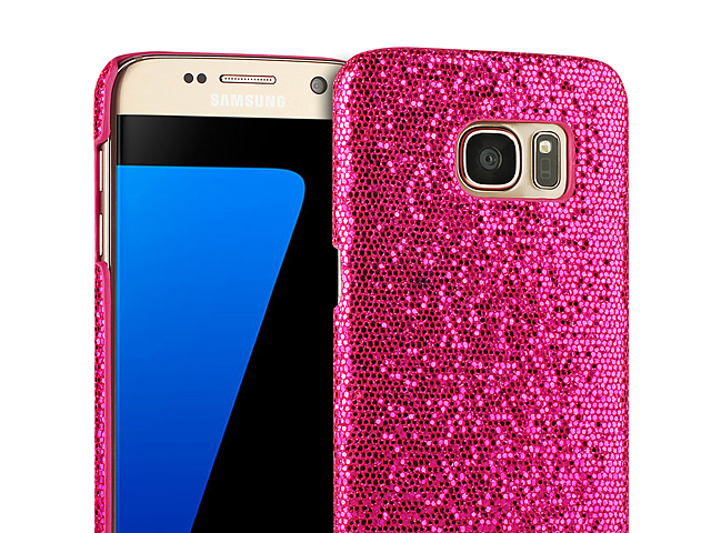 Samsung Galaxy S7 Glitter Plastic Hard Case