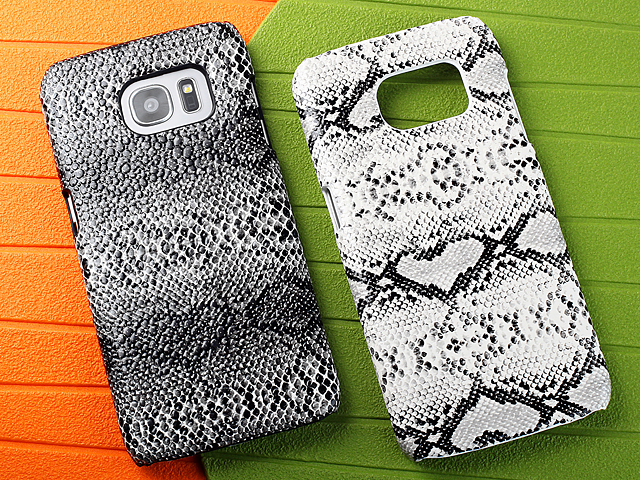Samsung Galaxy S7 edge Faux Snake Skin Back Case