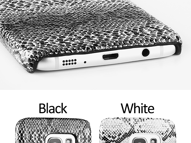 Samsung Galaxy S7 edge Faux Snake Skin Back Case