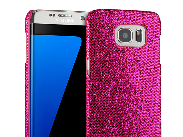 Samsung Galaxy S7 edge Glitter Plastic Hard Case