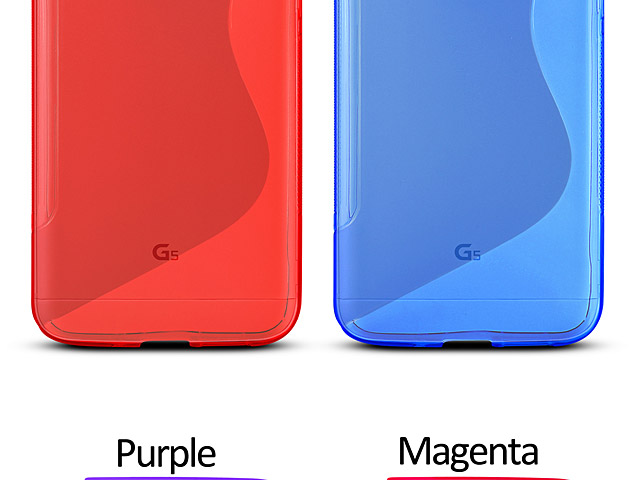 LG G5 Wave Plastic Back Case