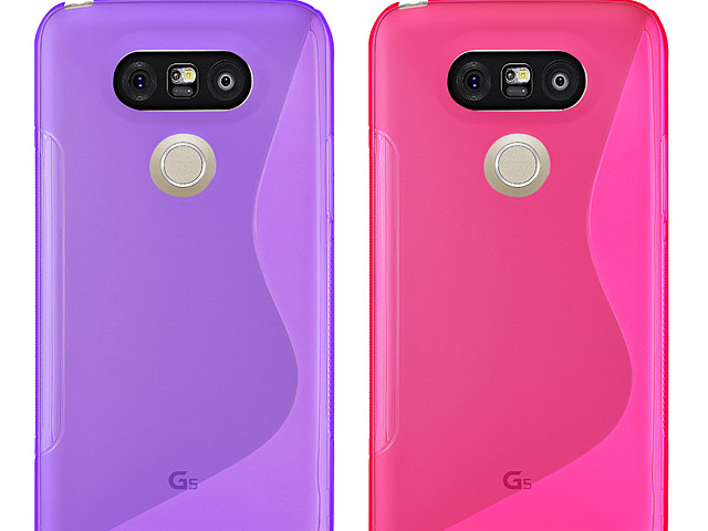 LG G5 Wave Plastic Back Case