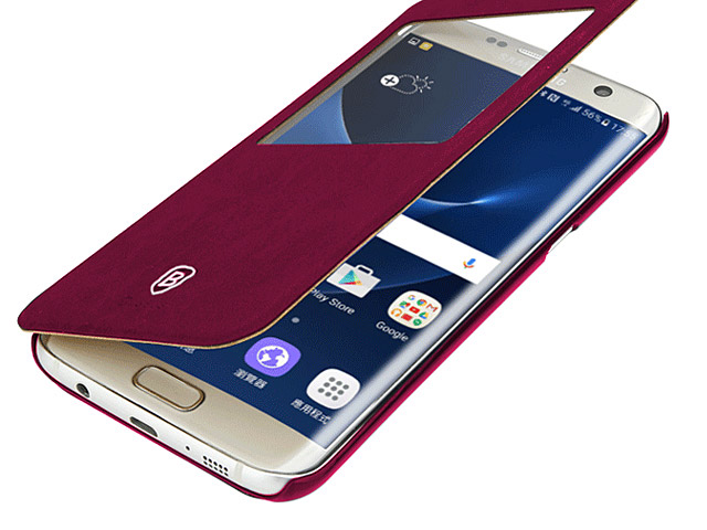 Baseus Flip Leather Case for Samsung Galaxy S7 edge