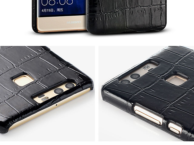 Huawei P9 Crocodile Leather Back Case