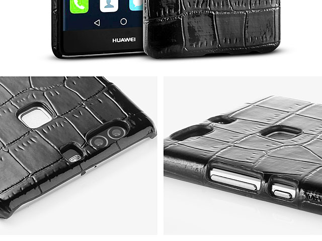 Huawei P9 Plus Crocodile Leather Back Case
