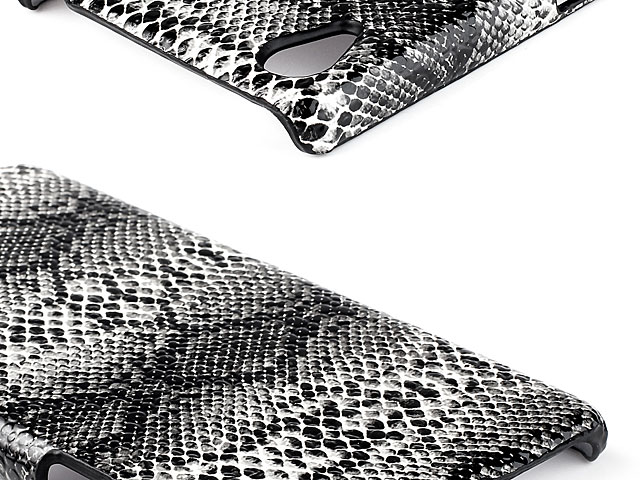 Sony Xperia X Faux Snake Skin Back Case
