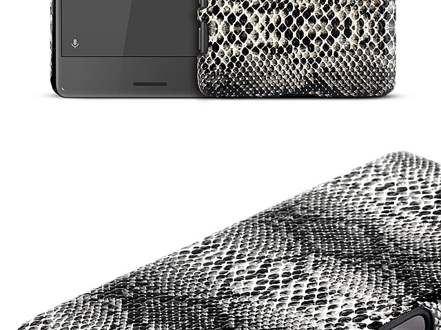 Sony Xperia X Performance Faux Snake Skin Back Case