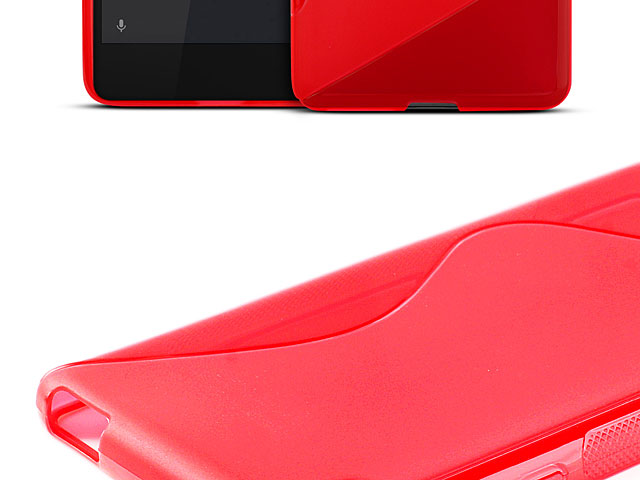 Sony Xperia E5 Wave Plastic Back Case
