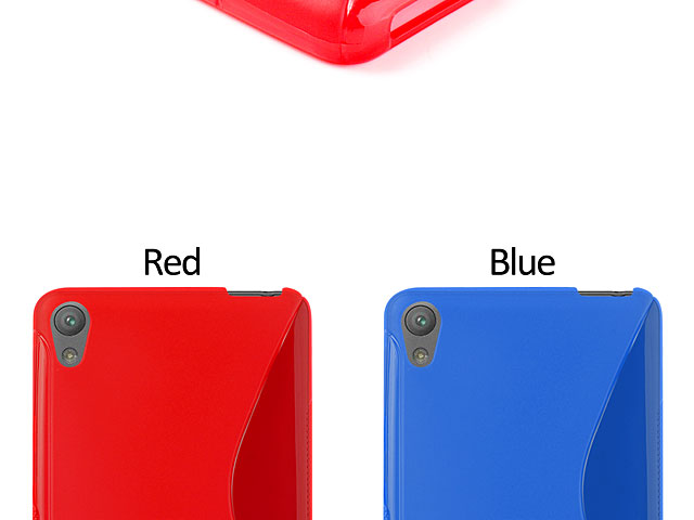 Sony Xperia E5 Wave Plastic Back Case