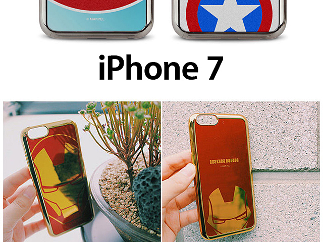 MARVEL Captain America Mirror Art Back Case for iPhone 7