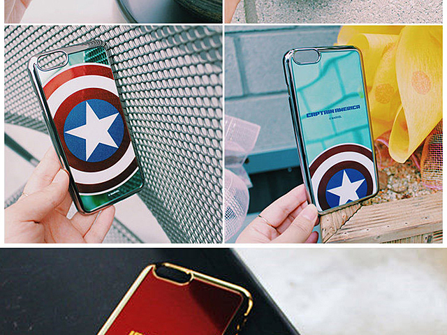 MARVEL Captain America Mirror Art Back Case for iPhone 7