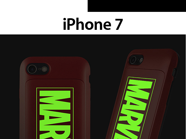 MARVEL Logo i-Slide Glow Case for iPhone 7