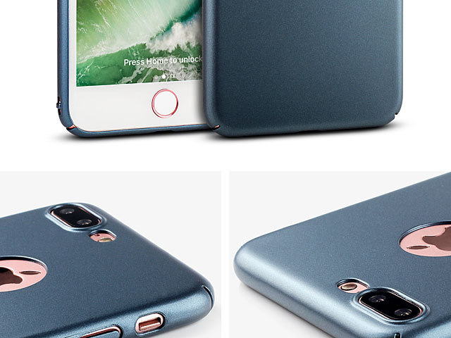 iPhone 7 Plus Ultra-Thin Metallic Plastic Back Case