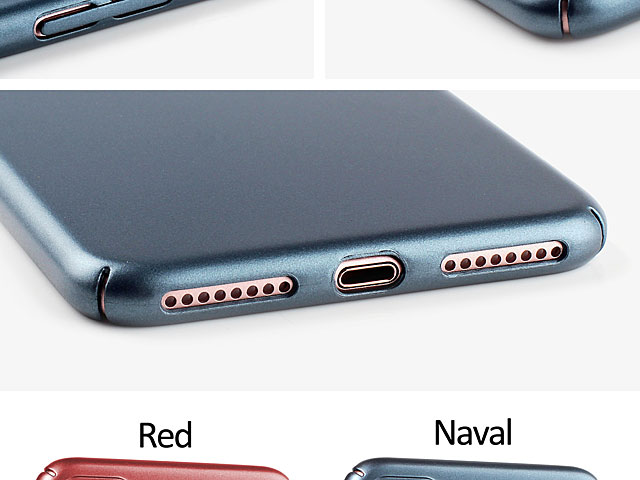 iPhone 7 Plus Ultra-Thin Metallic Plastic Back Case