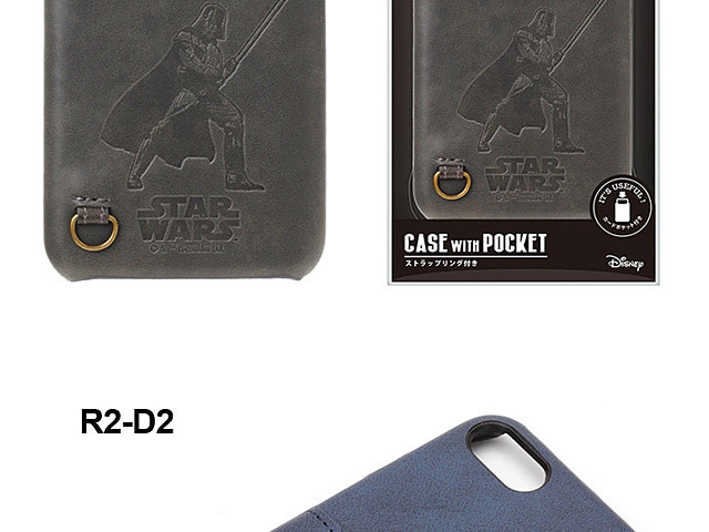 iPhone 7 Star Wars Leather Case with Pocket