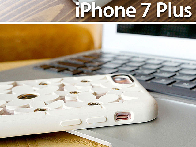 iPhone 7 Plus Switcheasy Fleur 3D Flowers TPU Case