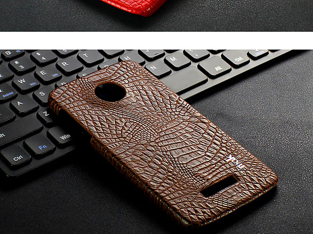 Imak Crocodile Leather Back Case for Motorola Moto Z