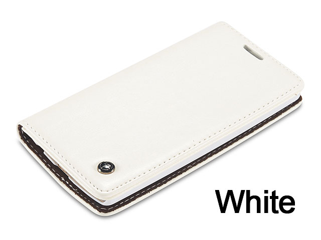 LG G4 Magnetic Flip Leather Wallet Case
