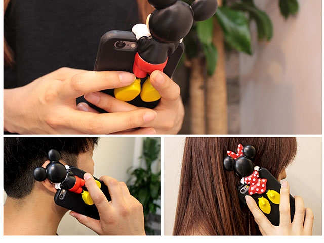 iPhone 7 Plus 3D Mickey Mouse Jelly Case