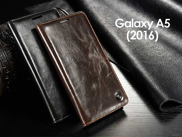 Samsung Galaxy A5 (2016) A5100 Magnetic Flip Leather Wallet Case