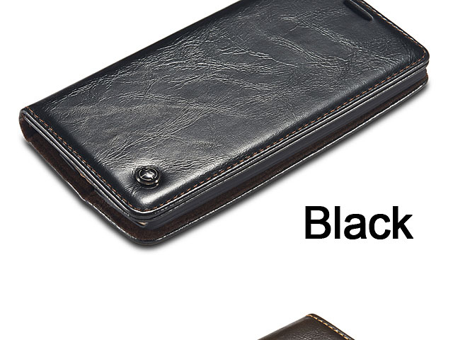 Google Nexus 5X Magnetic Flip Leather Wallet Case