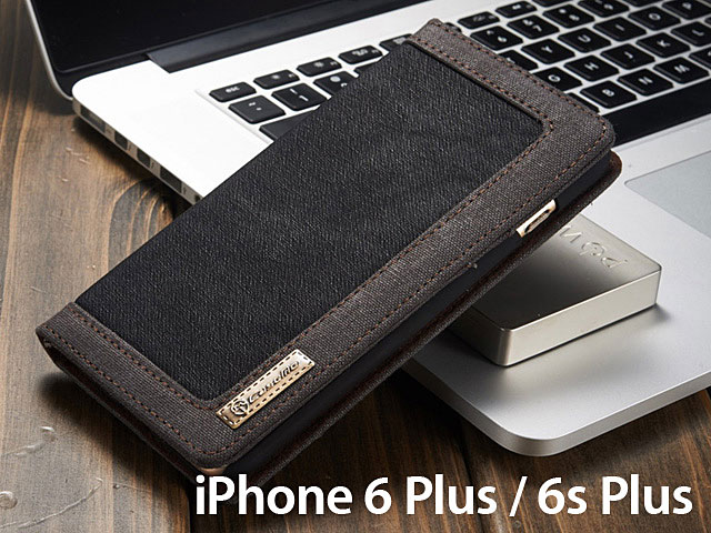iPhone 6 Plus / 6s Plus Jeans Leather Wallet Case