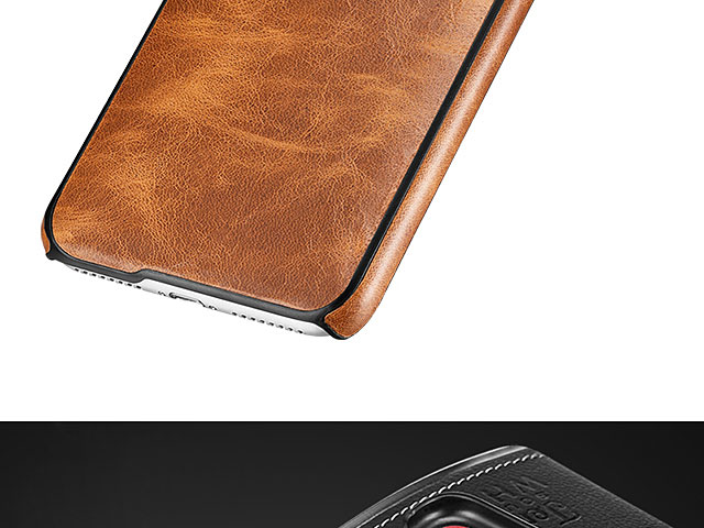 iPhone 7 Plus Ultrathin Calfskin Leather Back Case