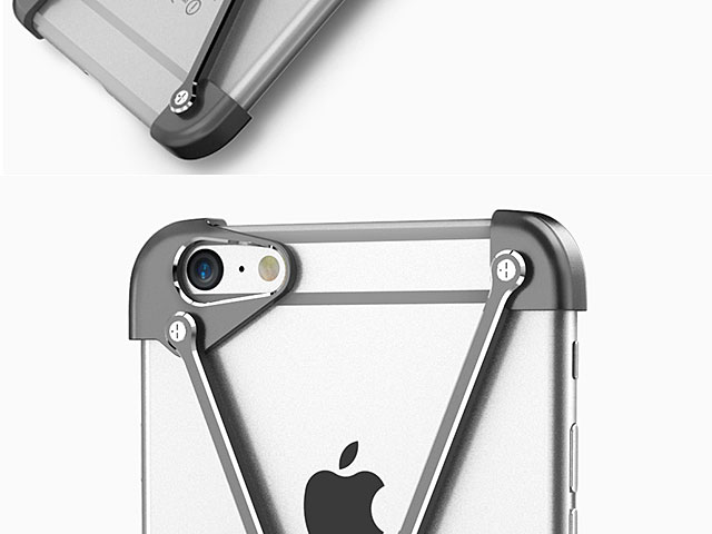 iPhone 6 Plus / 6s Plus Metal X Bumper Case with Finger Ring