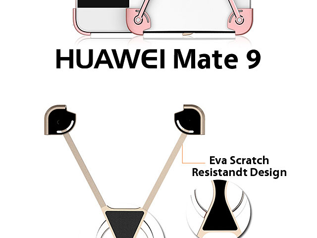 Huawei Mate 9 Metal X Bumper Case with Finger Ring