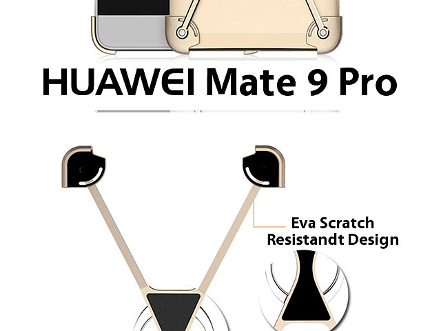 Huawei Mate 9 Pro Metal X Bumper Case with Finger Ring