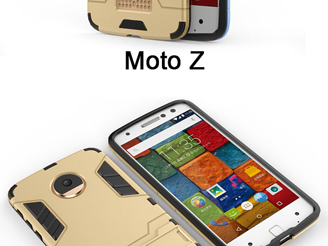 Motorola Moto Z Iron Armor Plastic Case