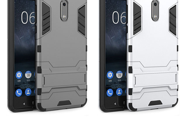 Nokia 6 Iron Armor Plastic Case