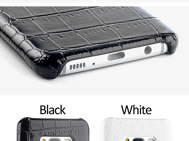 Samsung Galaxy S8 Crocodile Leather Back Case
