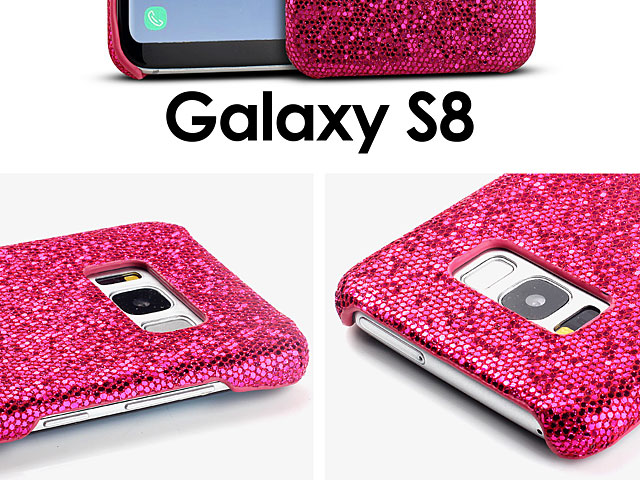 Samsung Galaxy S8 Glitter Plastic Hard Case