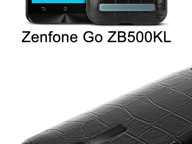 Asus Zenfone Go ZB500KL Crocodile Leather Back Case